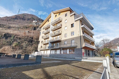Ferienwohnung 'Rosso Bernina' mit Bergblick