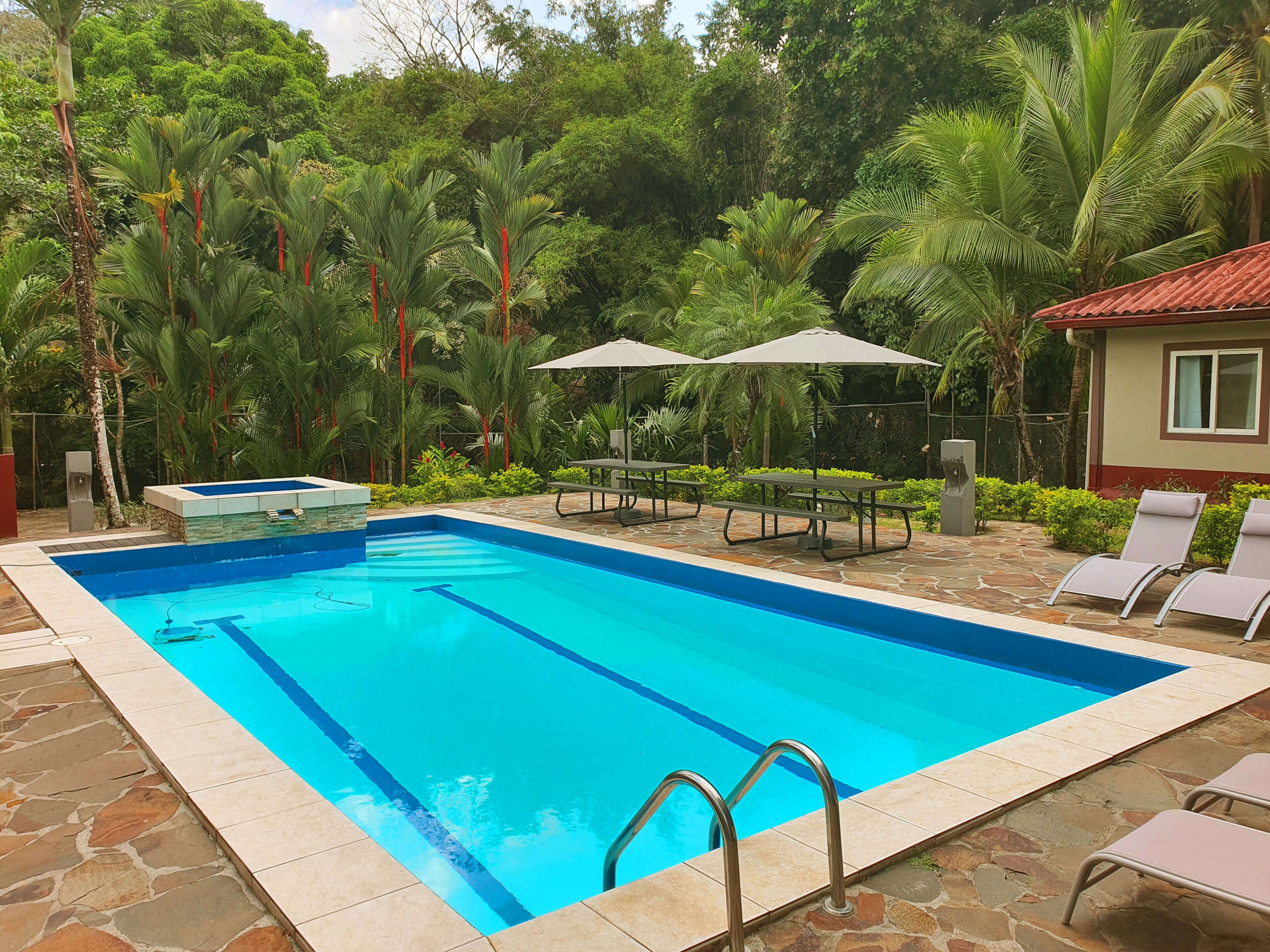 Comfort Room, 1 Queen Bed, Pool View | Premium bedding, memory-foam beds, desk, laptop workspace