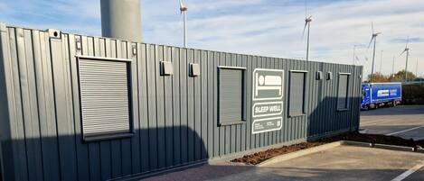 Voorkant van accommodatie