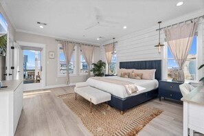 5 bedrooms, free WiFi, bed sheets - Beach View | Hot Tub | Putt Putt | Game Room | Fire Pit | Sleeps 20 (Galveston)