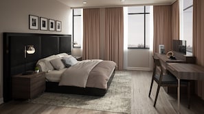 In-room safe, desk, laptop workspace, iron/ironing board - Vintedge Residences (Lyndhurst)