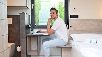 Basic-Einzelzimmer | Schallisolierte Zimmer, kostenloses WLAN