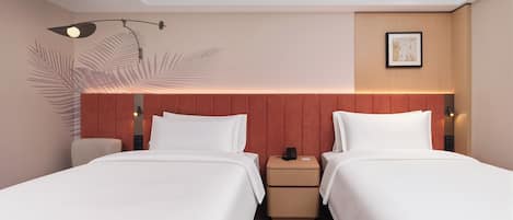 Zimmer, 2 Doppelbetten, Stadtblick (Guest)