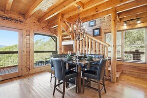 Dining - Cabin w/Mountain Views! Hot Tub! Pool! Location! (Sevierville)