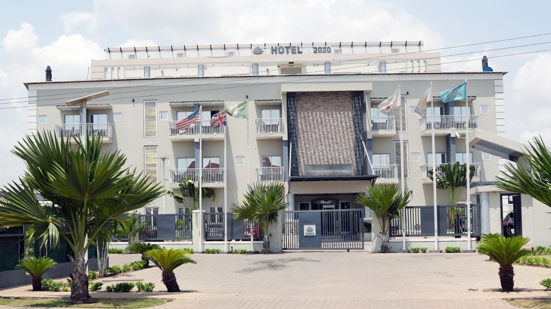 Fachada de la propiedad