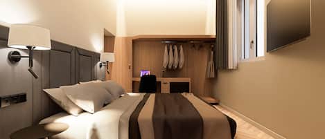 Chambre supérieure double | Coffre-fort, fer et planche à repasser, accÚs au Wi-Fi (inclus)