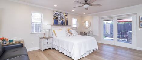 Iron/ironing board, WiFi, bed sheets