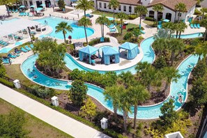 Outdoor pool, a heated pool - Modern 5BR Villa w/ Private Pool at Windsor (Kissimmee)