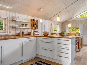 Fridge, microwave, dishwasher, cookware/dishes/utensils - "Josef" - 1.2km from the sea by Interhome (Løkken)