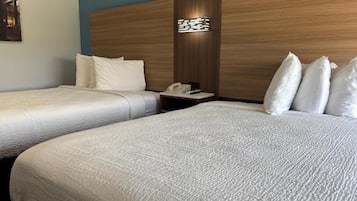 Desk, blackout drapes, iron/ironing board, free WiFi