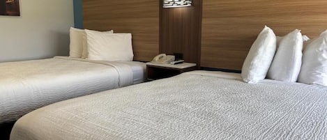 Desk, blackout drapes, iron/ironing board, free WiFi