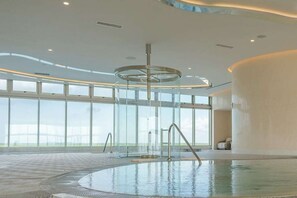 Pool - Cozy 588 sq ft suite with balcony, king/queen beds, and chic modern comforts. (cancun)
