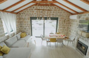 Living area - Stone house in village with private pool (kotor)
