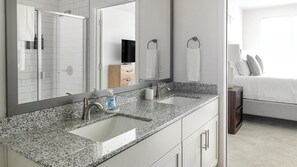 Bathroom - Landing | Modern 2BD, Yoga Studio, Gym (Raleigh)