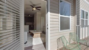 Terrace/patio - Landing | Chic 2BD, Gym, Clubhouse (Greer)