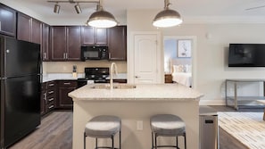 Private kitchen - Landing | Stylish 2BD, Gym, Clubhouse (Greer)