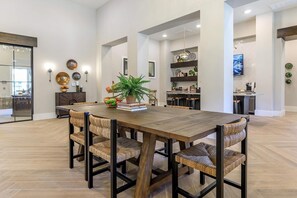 Dining - Landing | Chic 1BD, Gym, Game Room (Buda)