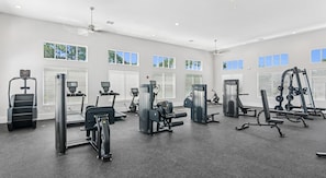 Fitness facility - Landing | Stylish 1BD, Gym, Clubhouse (Palm Bay)