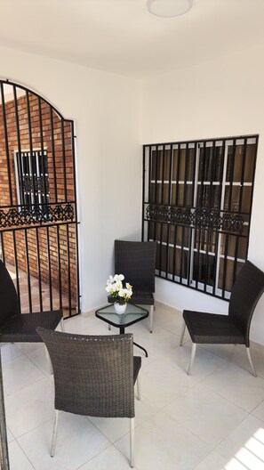 Terrace/patio - Cozy 2 bedroom house in marvelous Cabrera- Nagua with AC (Cabrera- Nagua)