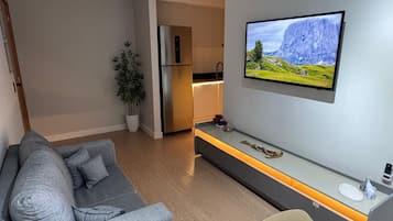 Smart-tv och ett musikbibliotek