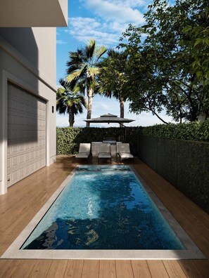 A heated pool - H2O Living•Pool & Hot Tub•Game Room•Private Beach •Free Chair Service+Beach Gear (Miramar Beach)