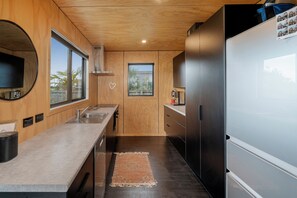 Fridge, microwave, dishwasher, toaster