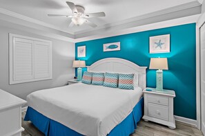 Appart'hôtel, 1 très grand lit et 1 canapé-lit (Pelican Isle 202) | 1 chambre