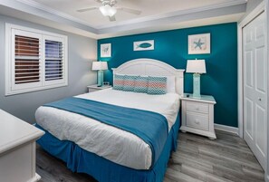 콘도, 킹사이즈침대 1개 및 소파베드 (Pelican Isle 202) | 1 개의 침실