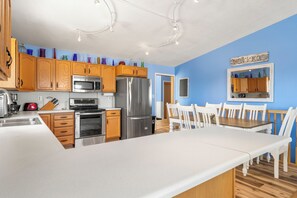 Fridge, microwave, oven, stovetop - | Dog Friendly | Mouth of Garden City Canyon | Entire House (Garden City)