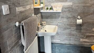 Comfort Double Room, Hill View | Bathroom | Shower, free toiletries, towels, toilet paper