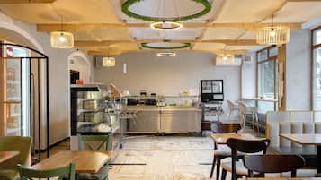 Daily buffet breakfast (EUR 7 per person)