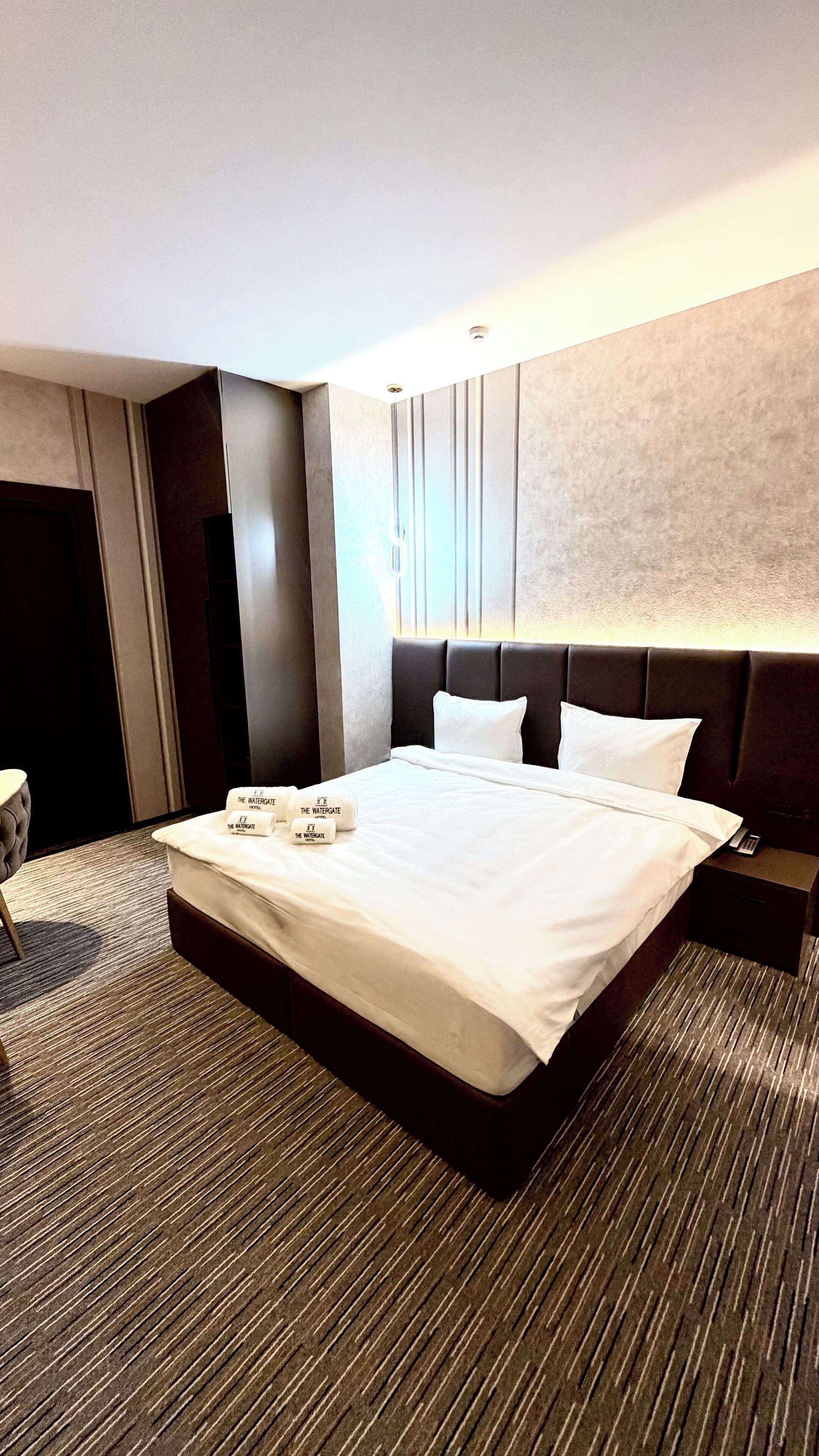 In-room safe, desk, laptop workspace, blackout curtains