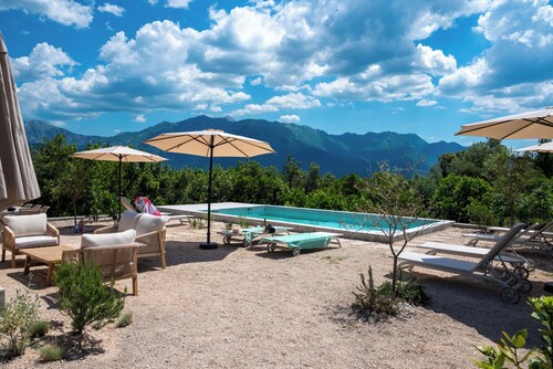 Casa Del Sol. Modern Lustica villa with private pool. Brand new stone house