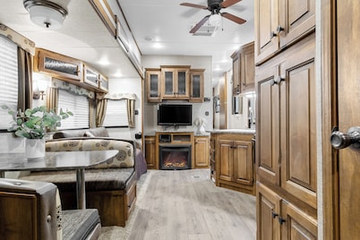 PRIVATE 13 Acre Motocross Track w/ 3 tracks & 2 bed 2 bath RV