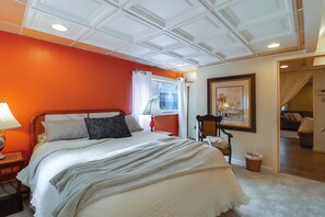 1 chambre, fer et planche à repasser, lit parapluie, accès Internet