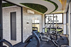 Fitness facility - Modern studio with amazing ocean view rooftop pool - 5 min walking to beach !!!! (Playa del Carmen)