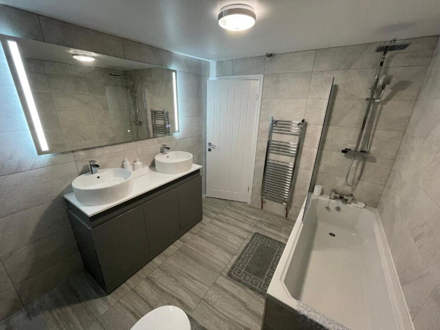 Towels, soap, toilet paper