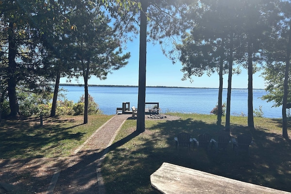 The path from the house to the boat launch.