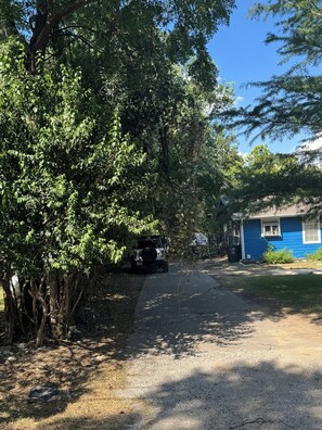Property grounds - Cozy 1-bedroom house in serene Austin with AC comfort (Austin)