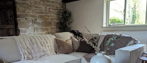 Télévision, cheminée