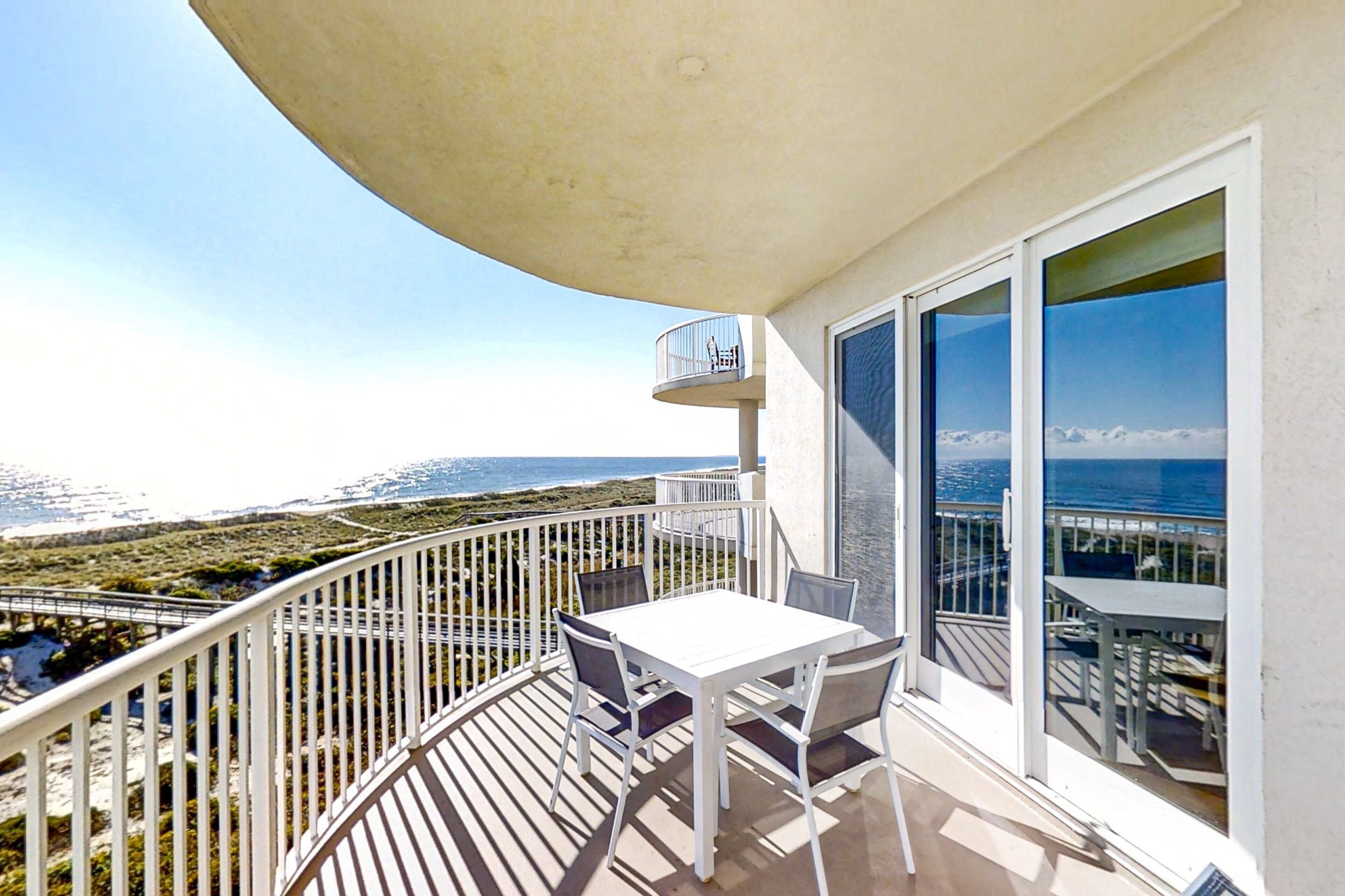 Leilighet, flere senger, terrasse, havutsikt (19 Ocean Place) | Utendørsservering