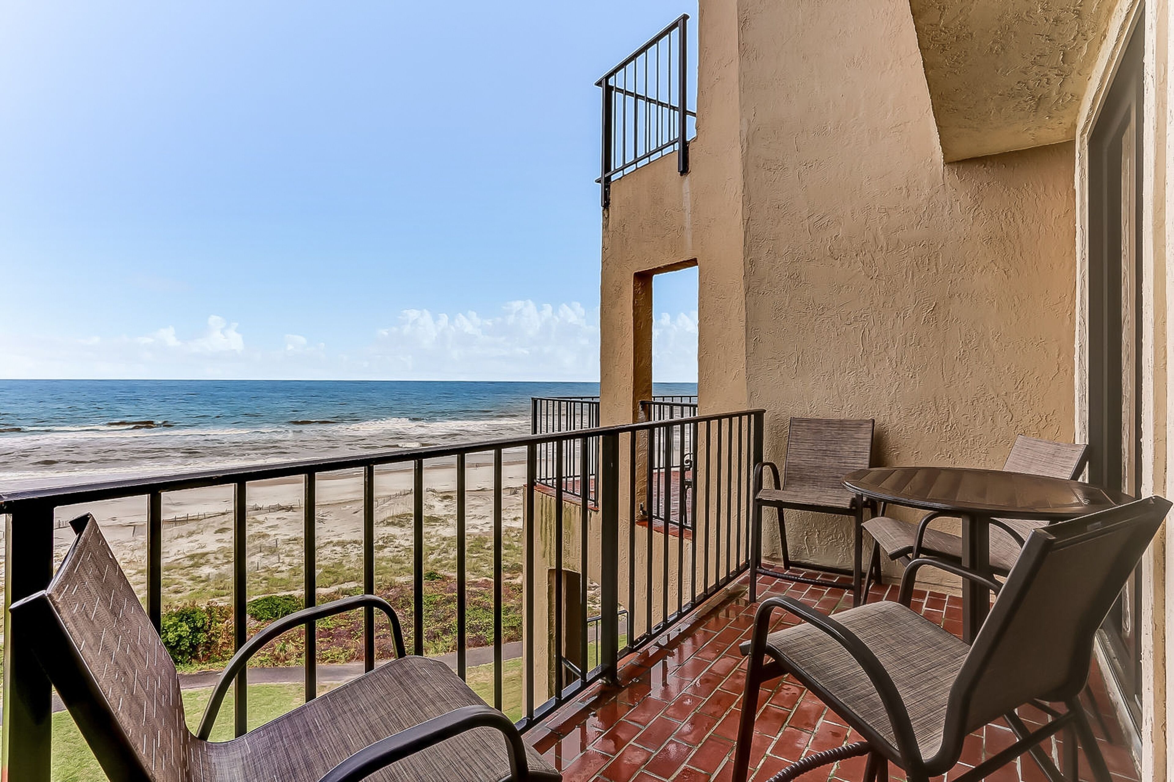 Condo, várias camas, acesso à piscina, vista para o oceano (1871 Turtle Dunes) | Vista do quarto