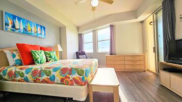 Condo, Multiple Beds, Patio, Ocean View (Wave Watch) | 2 bedrooms, individually decorated, individually furnished, bed sheets