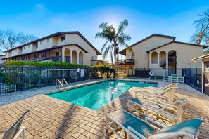 Condo, 1 King Bed with Sofa bed, Pool Access, Pool View (Cottage Pearl) | View from room - Cozy Condo With Shared Pool, Close to Historic Downtown st Augustine (St. Augustine)