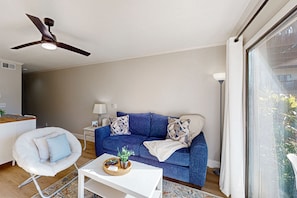 Condo, 1 King Bed with Sofa bed, Pool Access, Pool View (Cottage Pearl) | Living area - Cozy Condo With Shared Pool, Close to Historic Downtown st Augustine (St. Augustine)