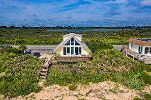 Exterior - A-frame Beach House Steps From the Ocean With Deck & Central AC (Ponte Vedra Beach)