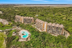 Aerial view - Charming Amelia Island Plantation Condo With Balcony, AC, Washer/dryer & Pool (Fernandina Beach)