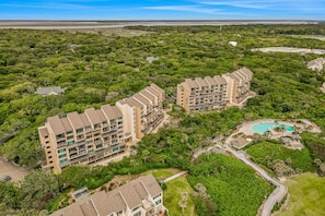 Aerial view - Charming Amelia Island Plantation Condo With Balcony, AC, Washer/dryer & Pool (Fernandina Beach)