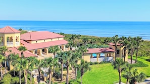 Aerial view - Blue Horizon at Surf Club - Ocean Views 3rd Floor Corner Wraparound Balcony! (Palm Coast)