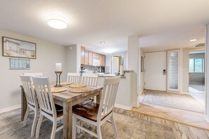 Condo, Multiple Beds, Patio, Garden View (2065 Beach Wood) | 2 bedrooms, individually decorated, individually furnished, bed sheets - Dog-friendly Beach Wood Villa Across the Street From the Beach With Pool (Fernandina Beach)